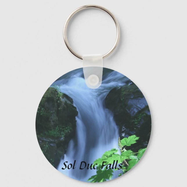 Keychain: Sol Duc Falls Keychain (Front)