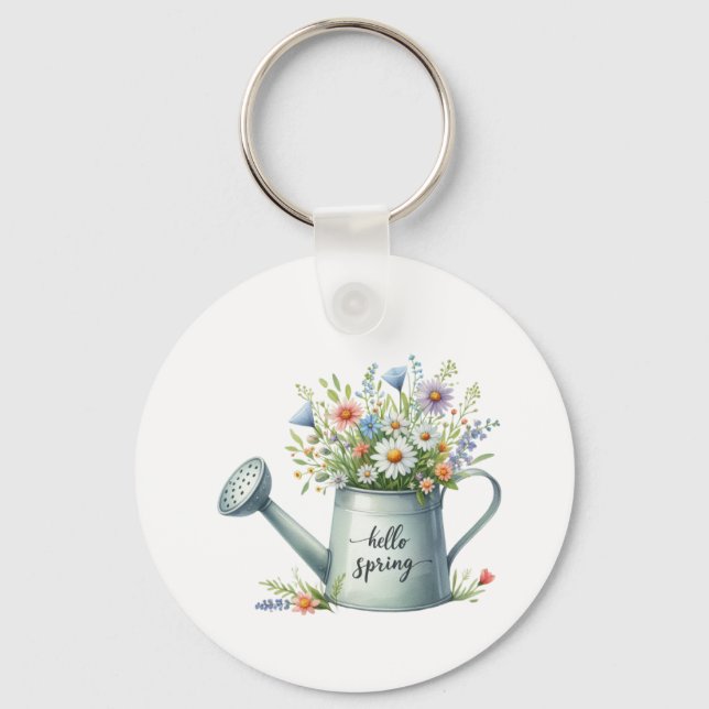 Keychain-Spring Floral Keychain (Front)