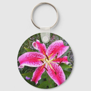 Keychain - Stargazer Lily