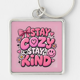 KEYCHAIN STAY COZY STAY KIND