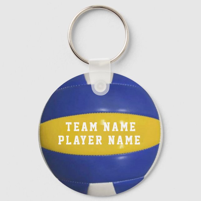 Keychain VOLLEYBALL PLAYER PERSONALISED  (Front)