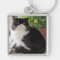 Keychain with a cat on it.