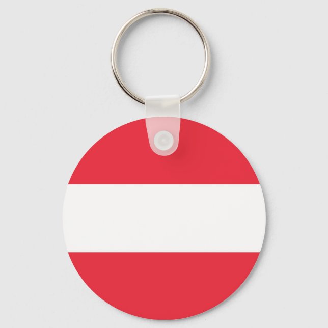Keychain with Flag of Austria (Front)