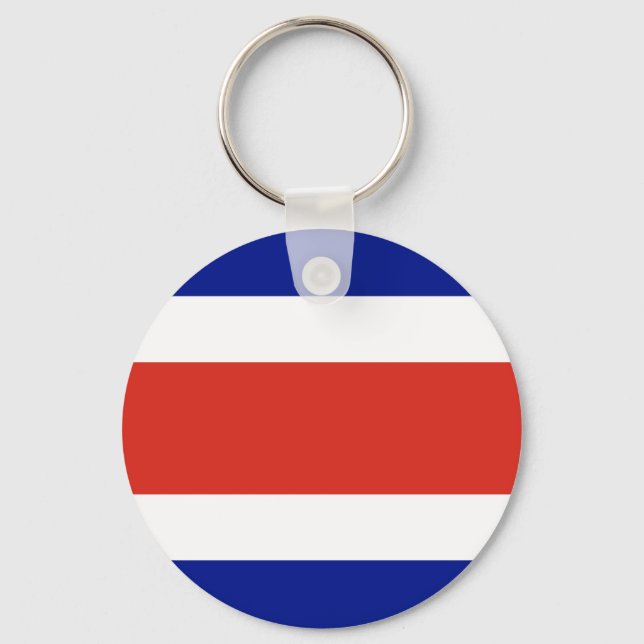 Keychain with Flag of Costa Rica (Front)