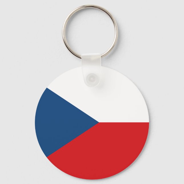 Keychain with Flag of Czechia (Front)
