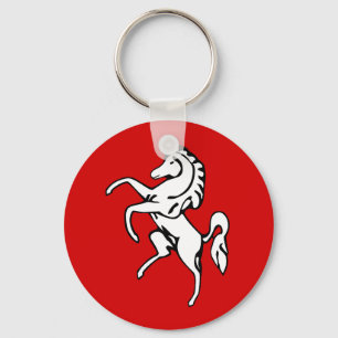 Keychain with Flag of Kent, England