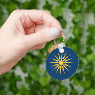 Keychain with Flag of Macedonia, Greece