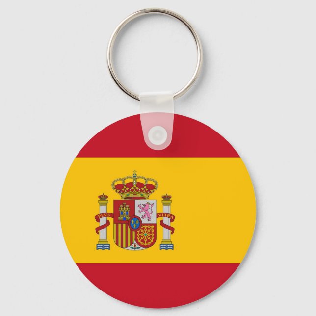 Keychain with Flag of Spain (Front)