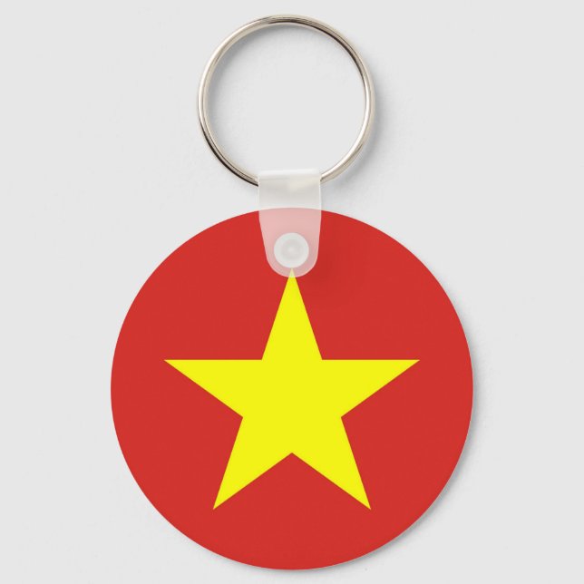 Keychain with Flag of Vietnam (Front)