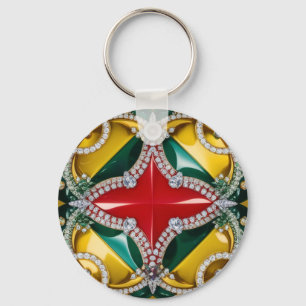 Keychain with Los Angeles Colours Design