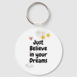 Keychain with motivate sentence 