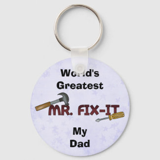 Keychain-World's Greatest Dad-Mr Fix it Keychain
