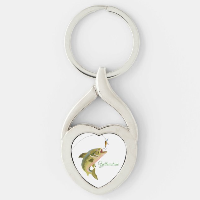 Keychain-Yellowstone Fishing Keychain (Front)