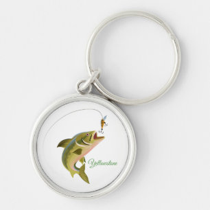 Keychain-Yellowstone Fishing Keychain