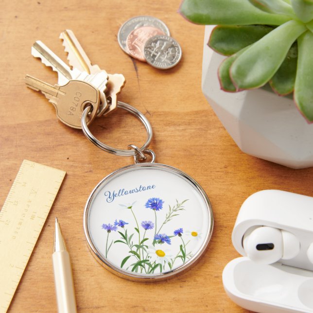 Keychain-Yellowstone Wildflowers Keychain (Desk)