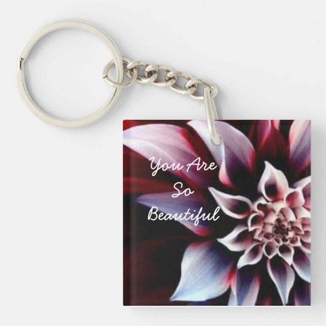 Keychain(You are so Beautiful) Keychain (Front)