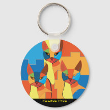 Keychains  Feline Fine