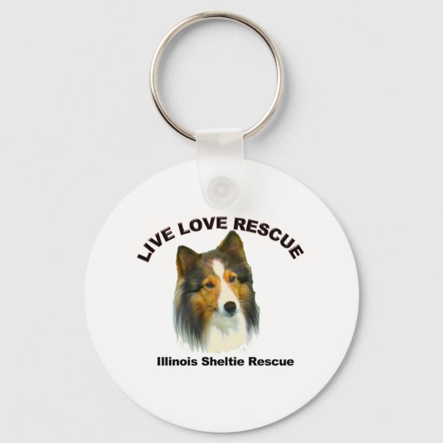 Keychains Live Love Rescue (Front)