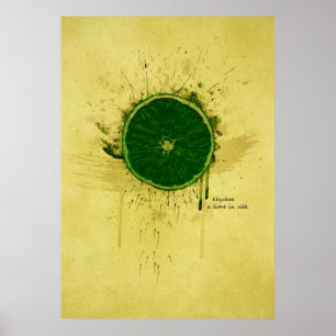 KEYCHEE a lime in silk Poster