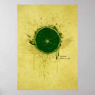 KEYCHEE a lime in silk Poster