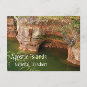 Keyhole Arch, Apostle Islands National Lakeshore Postcard