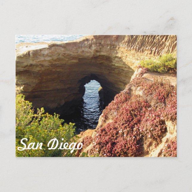 Keyhole At Sunset Cliffs Postcard (Front)