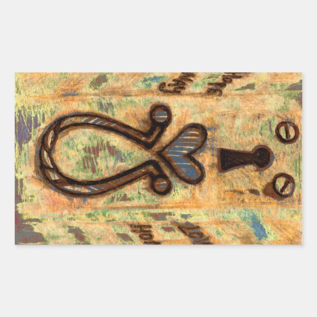 Keyhole & Heart Sticker (Front)