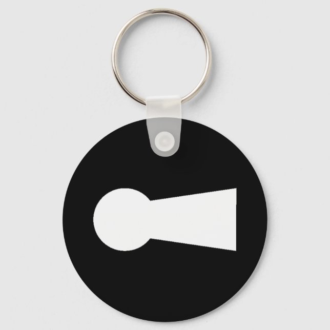 keyhole keychain (Front)