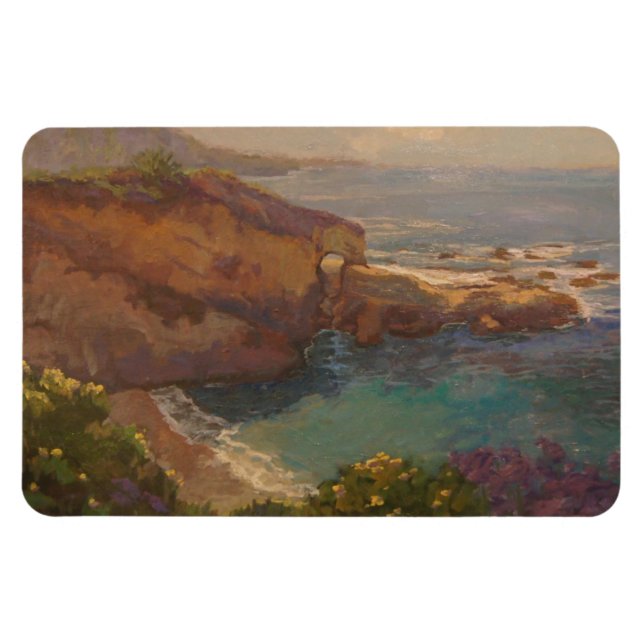 Keyhole Rock magnet painted at the Montage (Horizontal)