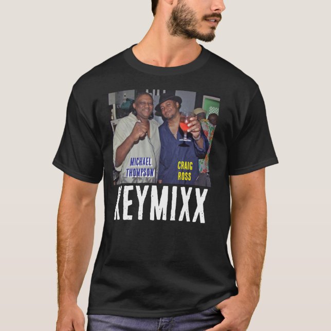 KEYMIXX. / TST T-shirt noir de base (Devant)