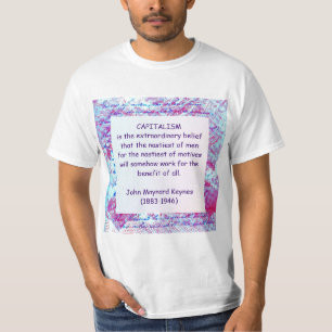 KEYNES on CAPITALISM t-shirt