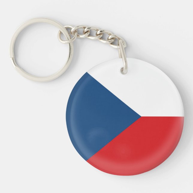 Keyring Czech Republic flag (Front)
