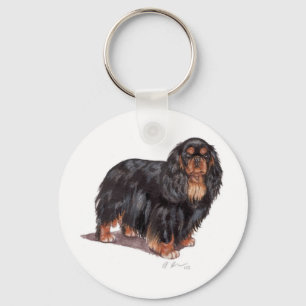 Keyring: King charles spaniel ( english toy ) Keychain