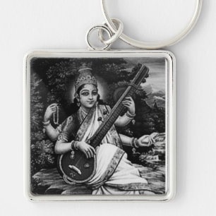 Keyring-Saraswati Keychain