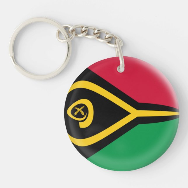 Keyring Vanuatu flag (Front)