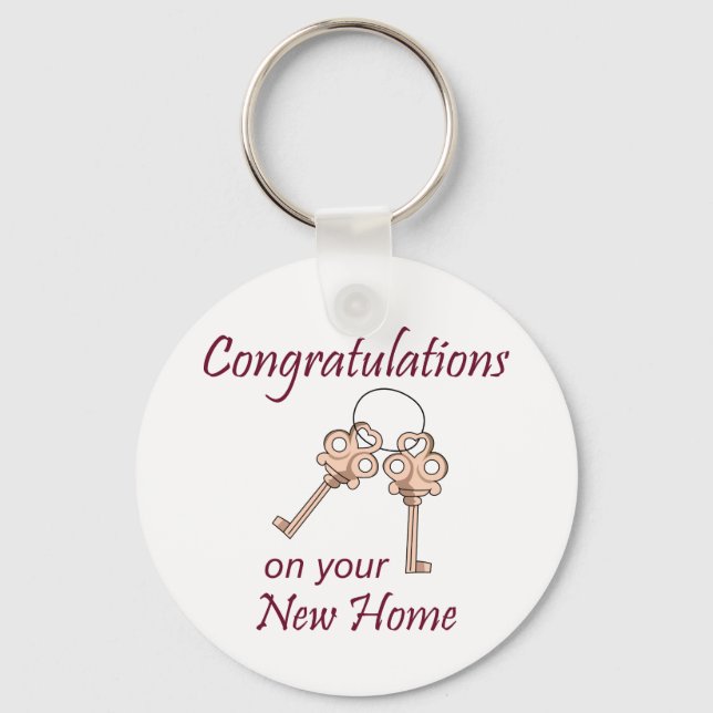 Keys for New Home Keychain (Front)