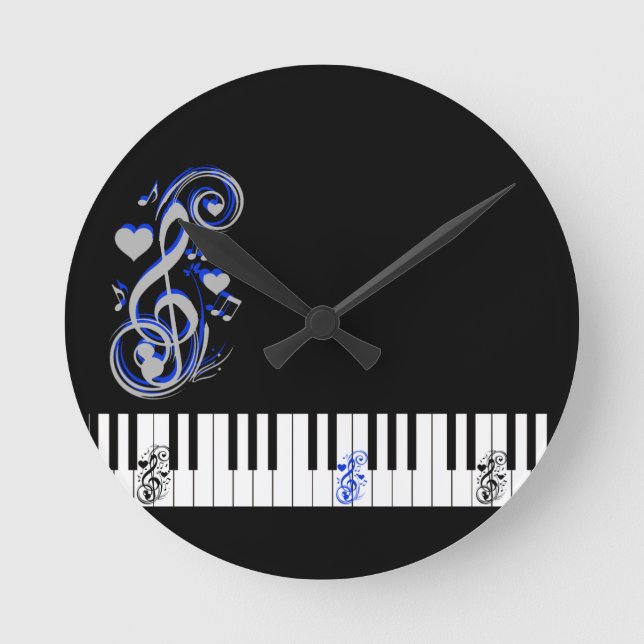 Key's Lof Love_ Round Clock (Front)