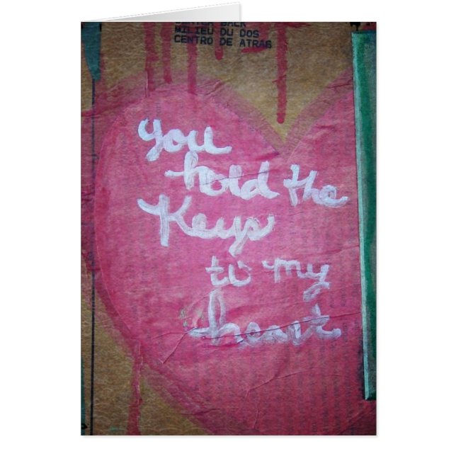 Keys to My Heart Mixed Media (Front)