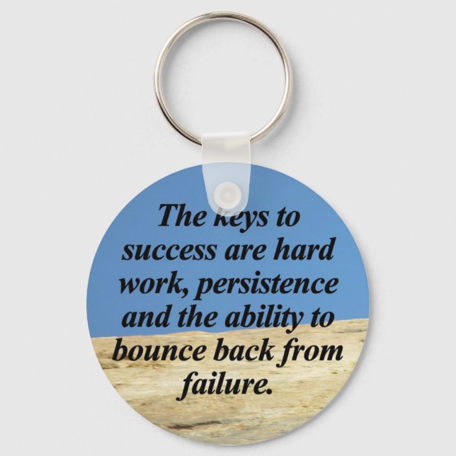 Keys to Success Keychain (Front)