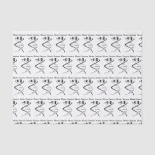 Keys to the Music Gene DNA Tissue Paper