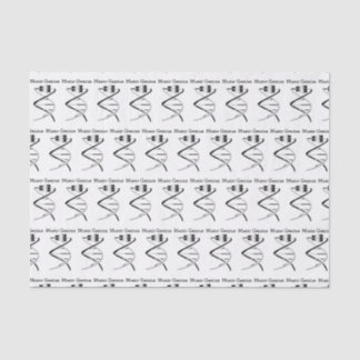 Keys to the Music Gene DNA Tissue Paper