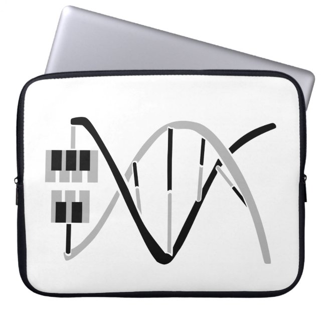Keys to the Music Gene Laptop Sleeve (Front)
