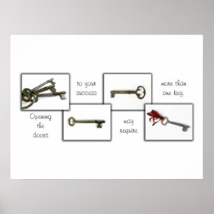 KEYS TO YOUR SUCCESS POSTER