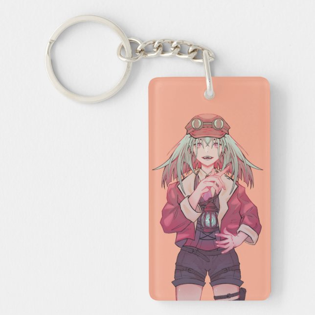 Keys, VTuber, anime Keychain (Front)
