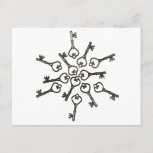 KeysSuccessStarBurst0328093 Postcard