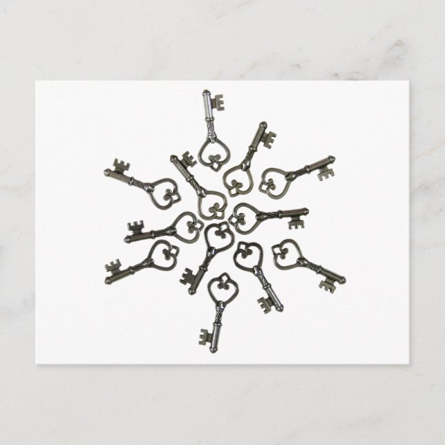 KeysSuccessStarBurst0328093 Postcard (Front)