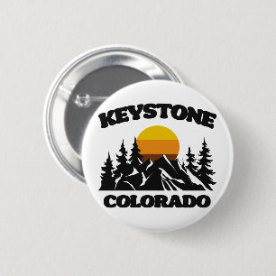 Keystone,Colorado 2 Inch Round Button