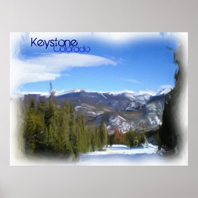 Keystone Colorado paint poster (Front)