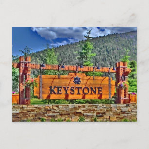 Keystone Colorado postcard