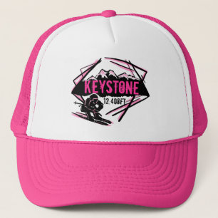 Keystone Colorado ski alpage casquette rose